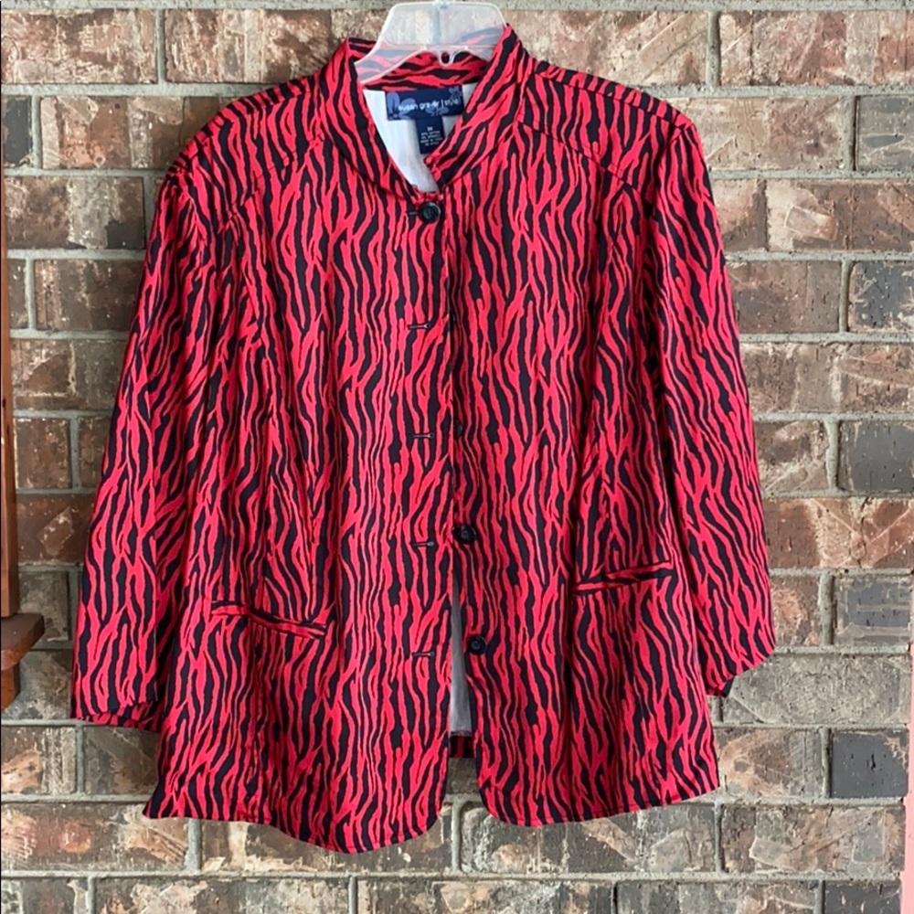LIKE NEW Susan Graver 3/4 sleeve jacket